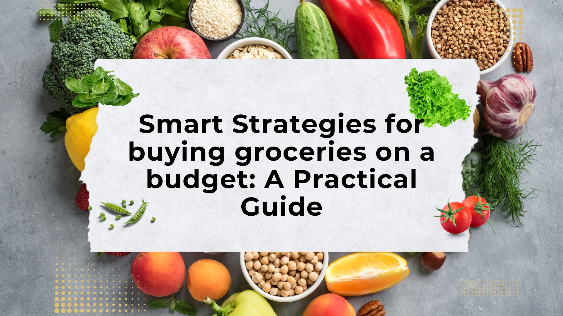 buy groceries on a budget